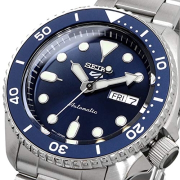 Shop SEIKO 5 Sports Men's Automatic Watch Silver-Tone 42.5mm