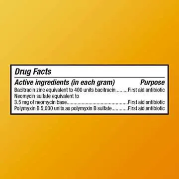 Amazon Basic Care First Aid Antibiotic Ointment, 2 ounce (Pack of 1)