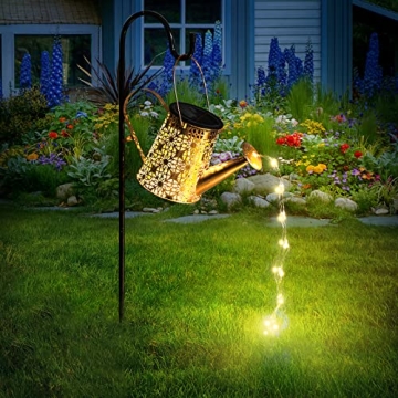 Otdair Solar Watering Can with Lights – Enchanting Outdoor Garden Decor for All Occasions