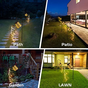 Otdair Solar Watering Can with Decorative Lights for Garden