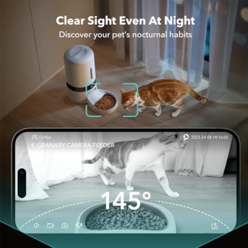 Smart PETLIBRO Automatic Cat Feeder with Camera and Alerts