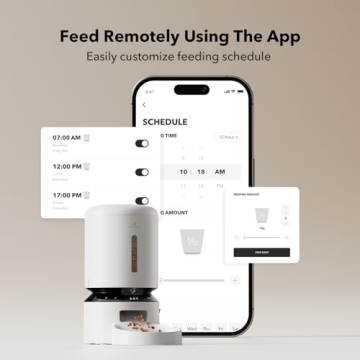 Smart PETLIBRO Automatic Cat Feeder with Camera and Alerts