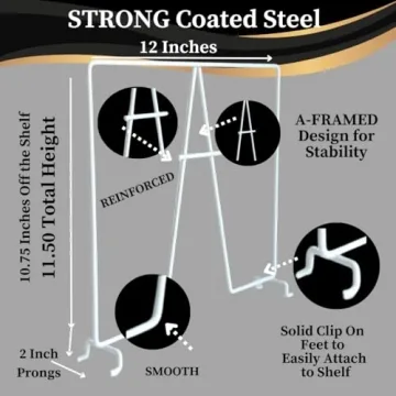 Evelots Wire Shelf Dividers - 4 Pack for Easy Organization