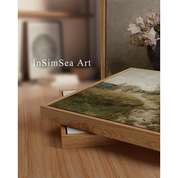 InSimSea Vintage Framed Canvas Wall Art for Home Decor