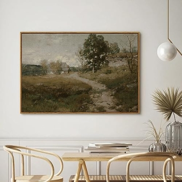 InSimSea Vintage Framed Canvas Wall Art for Home Decor