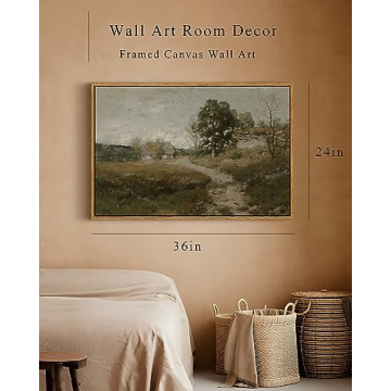 InSimSea Vintage Framed Canvas Wall Art for Home Decor