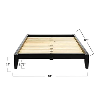 Main + Mesa Yume Solid Wood Platform Bed with Joinery