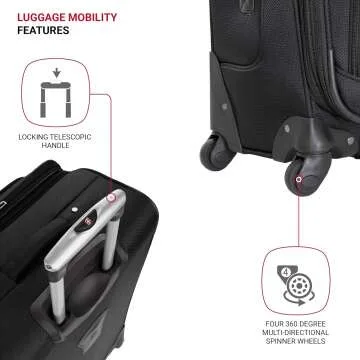 SwissGear Sion Expandable Carry-On Luggage 21-In
