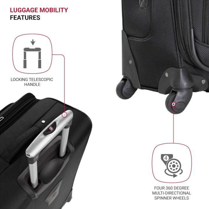 SwissGear Sion Expandable Carry-On Luggage 21-In