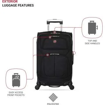 SwissGear Sion Expandable Carry-On Luggage 21-In
