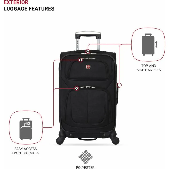 SwissGear Sion Expandable Carry-On Luggage 21-In