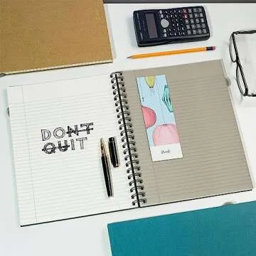 HANOTE 3 Packs Spiral Notebook, Spiral Ruled Journal with Hard Cover, 8.5" x 11", 240 Pages, 100 GSM Paper, Notebooks for Work School Note Taking