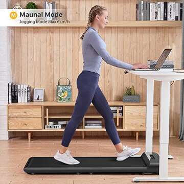 WALKINGPAD C2 Smart Folding Treadmill Under Desk Portable Kingsmith Walking Pad Digital Electric Slim Foldable Fitness Jogging Training Cardio Workout for Home Office 0.5-6KM/H