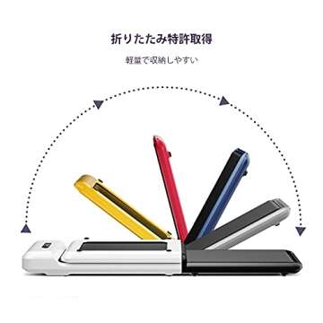 WALKINGPAD C2 Smart Folding Treadmill Under Desk Portable Kingsmith Walking Pad Digital Electric Slim Foldable Fitness Jogging Training Cardio Workout for Home Office 0.5-6KM/H