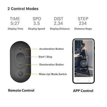 WALKINGPAD C2 Smart Folding Treadmill Under Desk Portable Kingsmith Walking Pad Digital Electric Slim Foldable Fitness Jogging Training Cardio Workout for Home Office 0.5-6KM/H