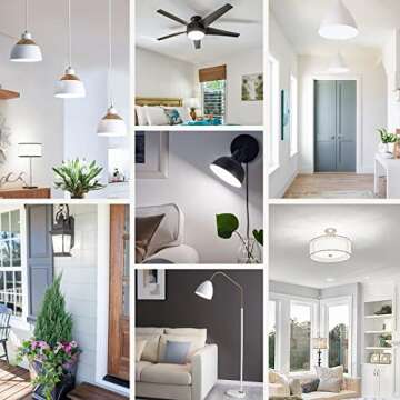 MAXvolador A19 LED Light Bulbs, 100 Watt Equivalent, Daylight White 5000K, 1500LM, E26 Base, Non-Dimmable, 13W Bright White Bulb, 20-Pack