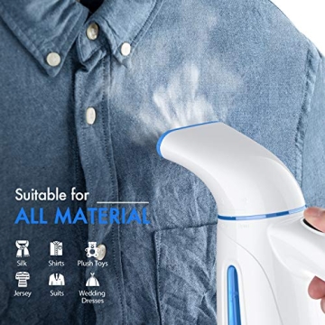 OGHom Steamer for Clothes Steamer, Handheld Garment Steamer 240ml Portable Clothing Steam Iron