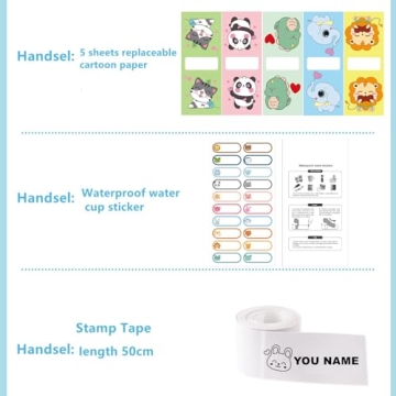 Customizable Name Stamp for Kids - Fun and Waterproof