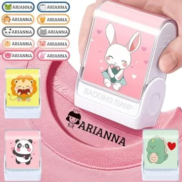 Customizable Name Stamp for Kids - Fun and Waterproof