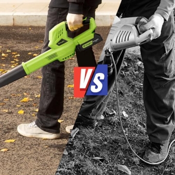 YOUGFIN 21V Cordless Leaf Blower Lightweight 6-Speed 160CFM