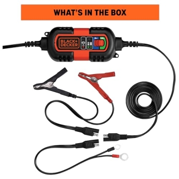 BLACK+DECKER BM3B Battery Charger for 6V and 12V Batteries