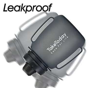 TakeToday 40 OZ Collapsible Water Bottle with Straw