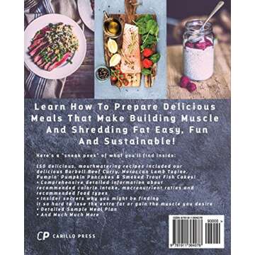 Essential Bodybuilding Cookbook: 150 Healthy, Simple & Delicious Bodybuilding Recipes To Meet Your E...