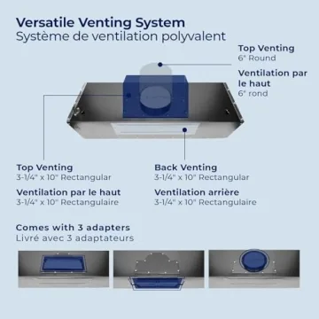 Hauslane Stylish 30 Inch Range Hood for Kitchens