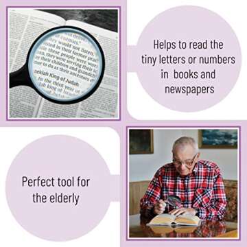 Mr. Pen 2 Pack Magnifying Glass Ideal for All Ages