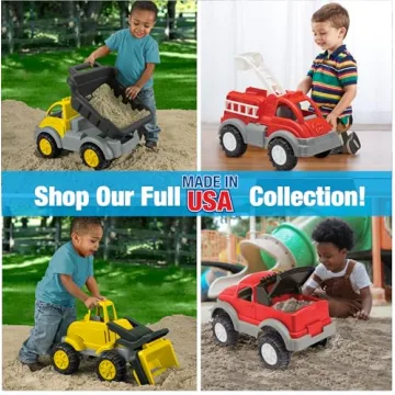 American Plastic Toys Gigantic Loader Truck for Kids