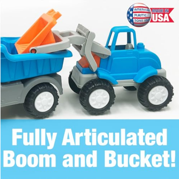 American Plastic Toys Gigantic Loader Truck for Kids