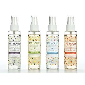 One Fur All Pet House Freshening Room Spray - Sunwashed Cotton - Concentrated Air Freshener - Non-Toxic & Pet-Friendly Air Freshener - Pet Odor Eliminator Room Spray