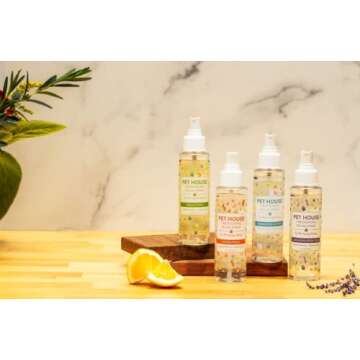 One Fur All Pet House Freshening Room Spray - Sunwashed Cotton - Concentrated Air Freshener - Non-Toxic & Pet-Friendly Air Freshener - Pet Odor Eliminator Room Spray