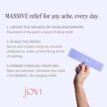 Jovi Band Wellness Patch for Women - Natural Relief for Menstrual Discomfort, Wearable and Reusable ...