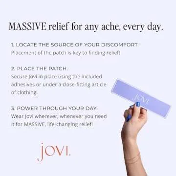 Jovi Band Wellness Patch for Women - Natural Relief for Menstrual Discomfort, Wearable and Reusable ...