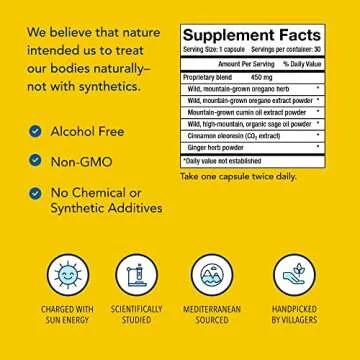 NORTH AMERICAN HERB & SPICE OregaRESP - 30 Capsules - Multiple Spice Oil Formula with Wild Mediterranean Source P73 Oregano - Healthy Respiratory System Support - Non-GMO - 30 Servings