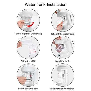 KINGDOM CARES Large 2 in 1 Hair & Facial Steamer - White - Facial Steamer - Steamer - Cleansing & Moisturizing