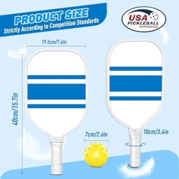 Sprypals USAPA Approved Pickleball Set for All Levels