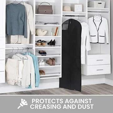 Stylish Wedding Dress Garment Bag 24"x72" 10" Gusset