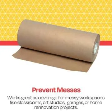 School Smart Butcher Kraft Paper Roll, 40 lb, 24 x 1000 ft