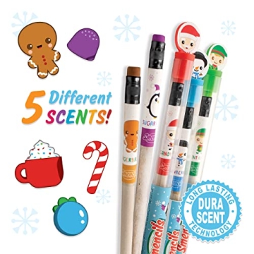 Eco-Friendly Scented Holiday Smencils for Kids Gifts