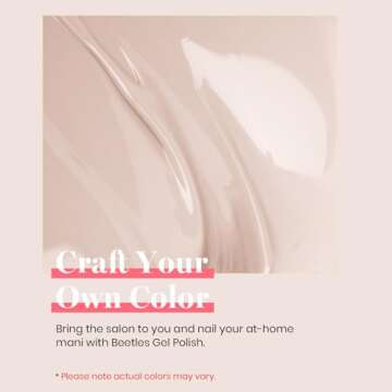 Beetles Gel Nail Polish - Stone Beige 15ml for Home Gifts