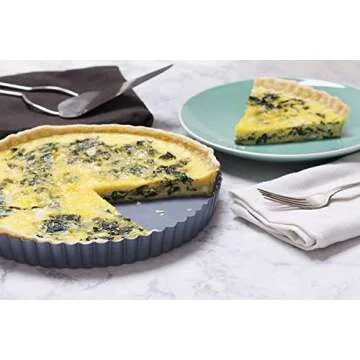 Fox Run Non-Stick Tart Removable, 9.5 Inches, Loose Bottom Quiche Pan