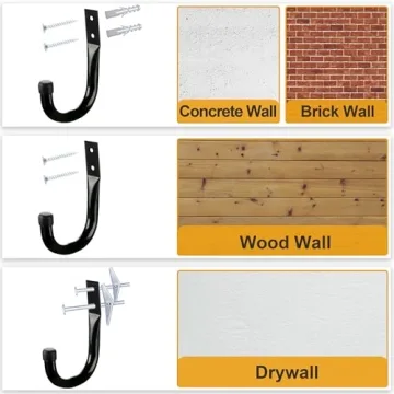 KURUI Heavy Duty Garage Hooks for Efficient Organization