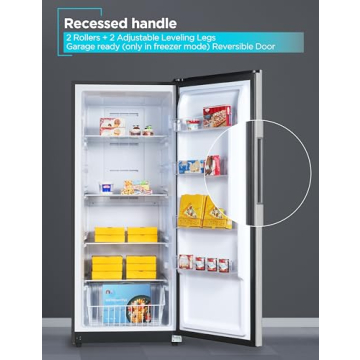 BLACK+DECKER 17 Cu. Ft. Convertible Freezer Refrigerator