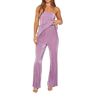 NUFIWI Sexy 2 Piece Pants Set for Trendy Summer Style