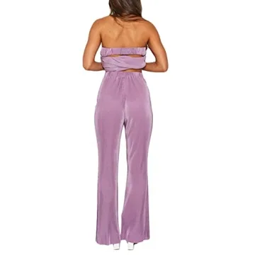 NUFIWI Sexy 2 Piece Pants Set for Trendy Summer Style