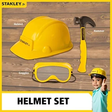 Stanley Jr. 3 Piece Toolset - Realistic Tool Play for Kids