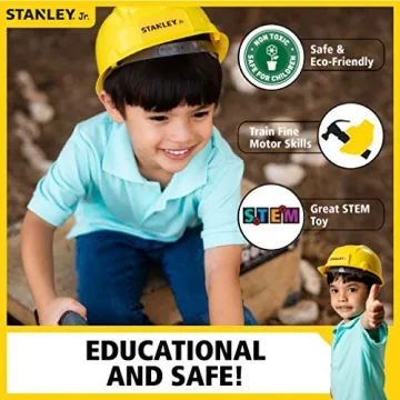 Stanley Jr. 3 Piece Toolset - Realistic Tool Play for Kids