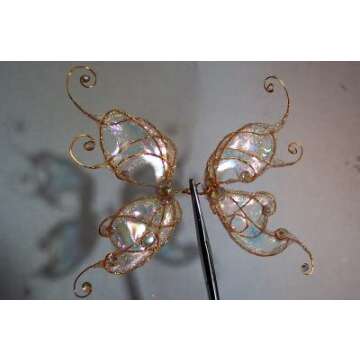 M00409 MOREZMORE Angelina Fantasy Film 6 Color Sampler Pack Fusible Heat Bondable Film for Making Wings